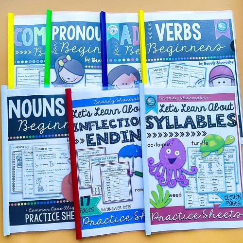 7 Books/set Children practice sheets Build Grammar Skills Boost Reading Comprehension Skills 1st Grade Workbook Learning English