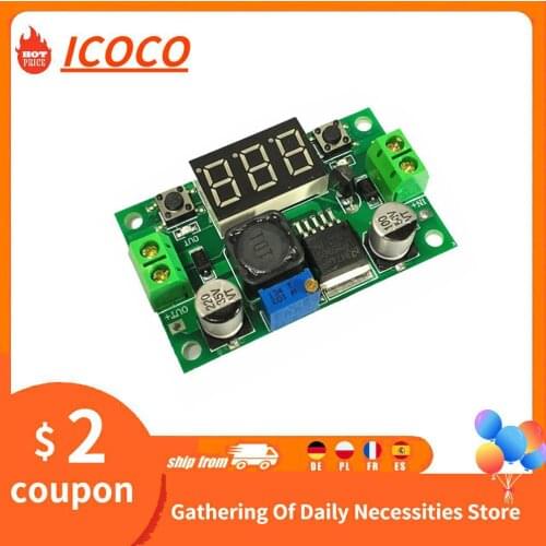 DC-DC LM2596 Adjustable Converter Power Supply Module 0~40V Voltage Regulator Power Converter With Digital Display