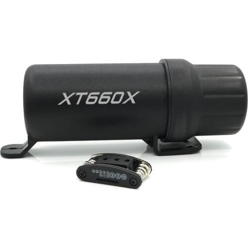 Universal Off-Road Waterproof Tube Gloves Storage Box For YAMAHA XT660X XT 660X XMAX-300 XMAX300 XAMX 300 With 1 Tool