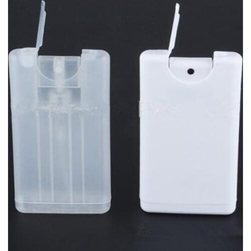 1PCS 20ml Plastic Spray Perfume Box Card Moisturizing Perfume Spray Bottle Perfume Refillable Spray Bottle