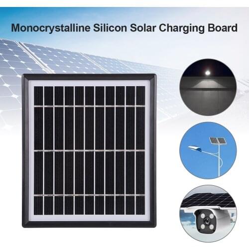 4W 5.5V Mini Solar Panel Board Solar Power Charging Module for DIY Lighting System Camera Monitoring Battery Cell Chargers