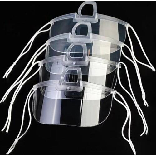 5pcs/10pcs Transparent Masks Permanent Anti Fog Catering Food Hotel Chef Waiter Plastic Kitchen Restaurant Masks Kitchen Tools