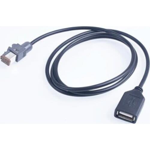 Biurlink Car USB Audio 4Pin Radio Cable Adaptor for Volkswagen RCD510 RNS315