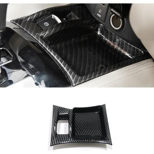 For Nissan X-Trail T32 Rogue 2017 2018 ABS Matte/Carbon fiber Car Electronic hand parking brake box panel Cover Sticker Trim
