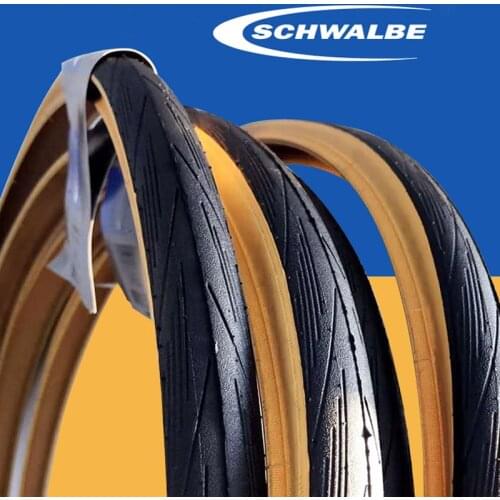 SCHWALBE LUGANO II Road Wired Tire Classic Sidewall Silica compound K-Guard puncture protection Skin carcass 700C Bicycle Tires