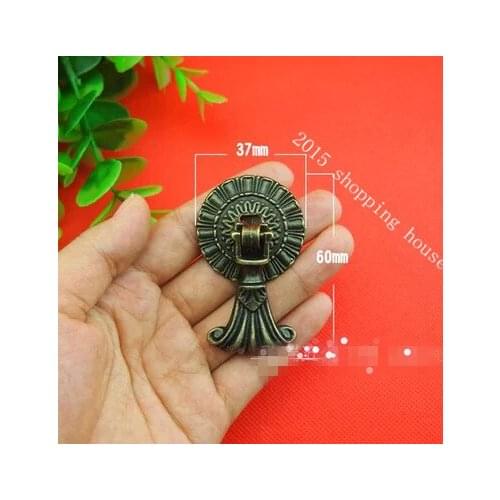 Hardware accessories Home improvement single hole antique handle drawer closet door box handle 01
