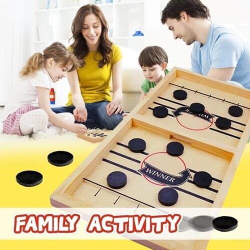 Catapult Chess Sling Puck Game Bumper Chess Parent-child Interactive Game Table Desktop Battle Ice Hockey Game Drop Shipping