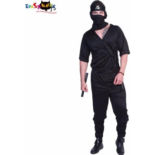 Eraspooky halloween costumes for men adult carnival costumes 2018 party Japanese cosplay masculino Ninja Assassin Men Costume