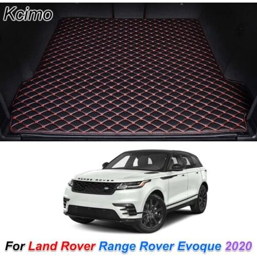 Leather Car Trunk Mat for Land Rover Range Rover Evoque 2020 Cargo Liner Trunk Floor Pad Carpet Auto Accessories