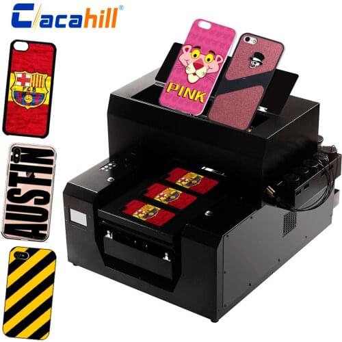Mobile phone shell printer UV inkjet A3 large-scale printing equipment for photo/card/bottle/vacuum printing