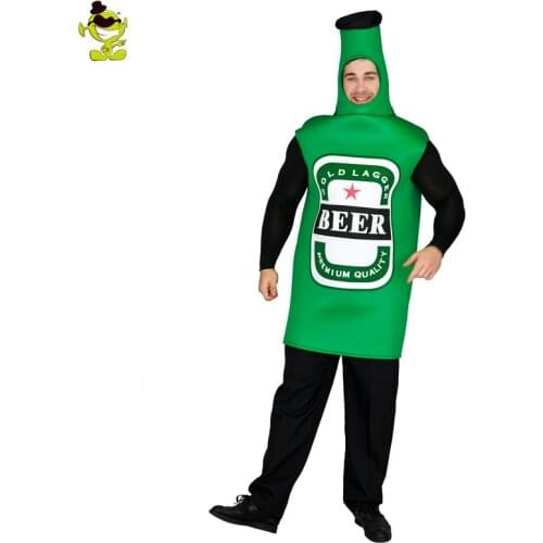 Mens Mr Beer Jumpsuit Costumes Cartoon Beer Costumes For Adult Party Beer Role Play Performance Show Halloween Fancy Dress