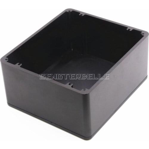 New 160x75x140mm Black Aluminum Hifi Amplifier Transformer Cover Enclosure Case Box