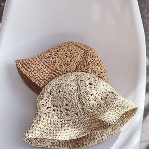 2021 Spring New Arrival Girls Fashion Sunshade Hat Sunscreen Hats Kids Hats