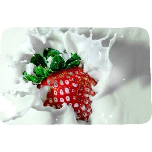 Fruit & Vegetables Creative 3D Printing Carpets and Rugs for Bedroom Living Room Carpet Kitchen Bathroom Anti-Slip Floor Mats