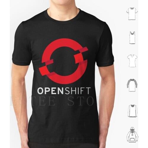 Openshift White Text T Shirt Diy Big Size 100% Cotton Programming Golang Java Kotlin Geek Devops Ansible Redhat Linux Windows