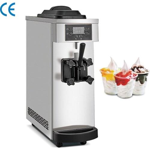 Soft Serve Ice Cream Maker Stainless Steel Ice Cream Vending Machine 1 Flavor Ice Cream Machine Commercial