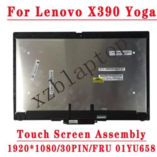 For Lenovo Thinkpad X390 Yoga LP133WF7 SP A1 P/N SD10R54653 FRU 01YU658 13.3'' 1920*1080 EDP LCD Display Touchscreen Assembly