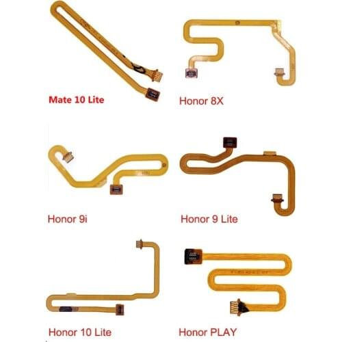 Fingerprint Scanner Sensor Extended Flex Cable For Huawei Honor 8X 9i 9 10 Lite 7X 8A 8C Play Mate 10 20 Lite