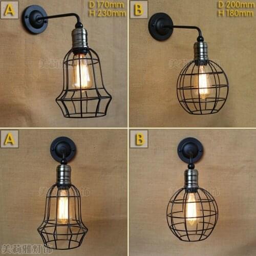 Vintage Pendant Lights Industrial Loft American Retro Lamps creative Restaurant Dining Room Lamp Bar Counter E27 Holder