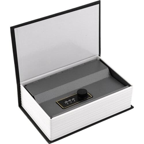 High Quality Steel Simulation Dictionary Secret Book Safe Money Box Case Money Jewelry Storage Box Security Key Lock Free ship