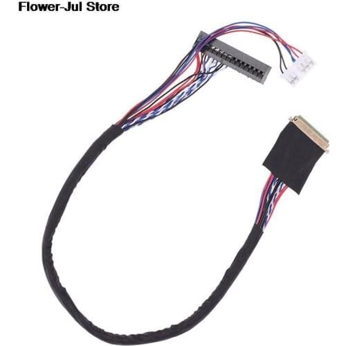 1PC New Arrival 40 Pin 1 Channel 6 Bit LED LCD LVDS Screen Cable For Display