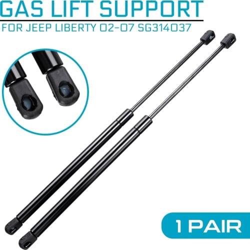 2pcs For Jeep Liberty 2002-2007 SG314037 Car Front Engine Hood Lift Supports Props Rod Arm Gas Springs Shocks Strut Bars