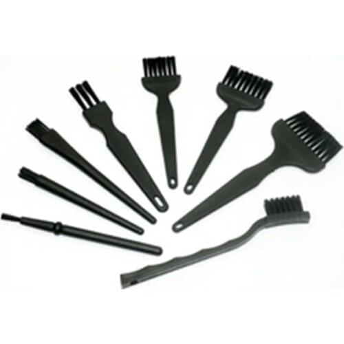8pcs Anti Static Brush ESD Safe Synthenic Fiber Details Cleaning Brush Tool For Mobile Phone Tablet PCB BGA Repair Work