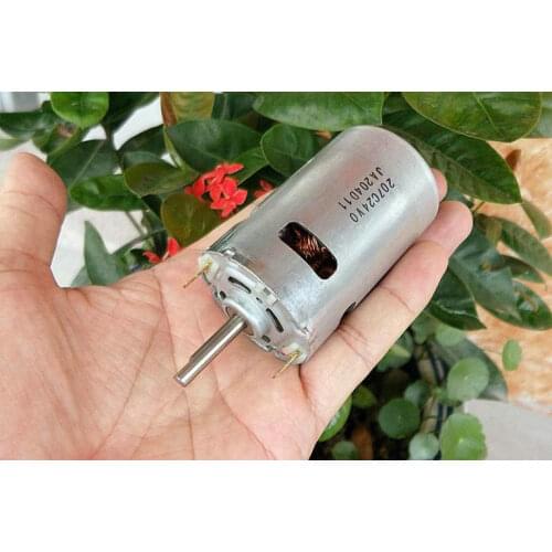 DC12-24V 3000-6400rpm R775 miniature permanent magnet DC motor, reverse shaft, Toys / Power Tools / DIY Accessories motor