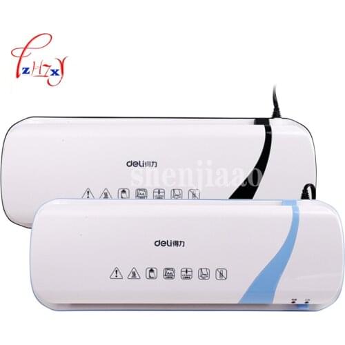 Hot and Cold Laminator Electric Laminating Machine Roll Photo A4 Smooth Non-Foaming for Office/Household 3-5 Min Quick Warm-up