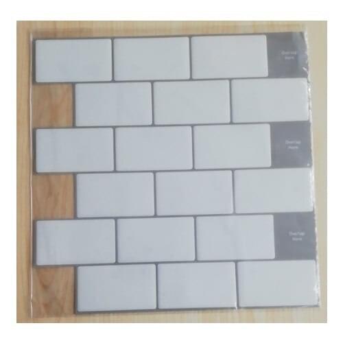 Colorful Home Home Decor Tile Bathroom Kitchen 3D Self-Adhesive 30*30