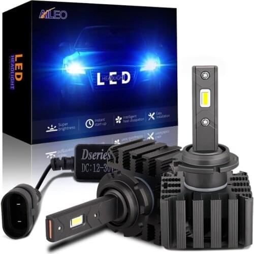 AILEO Car Headlight Bulb D1S D1R D1C D3S D3R 70W 12000LM Kit Bulbs LED Replace HID Conversion Lamps 6000k White automobile lamp