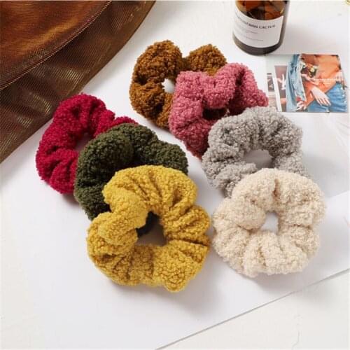 Autumn And Winter New Hair Circle Retro Fashion Wild Ins Plush Headwear