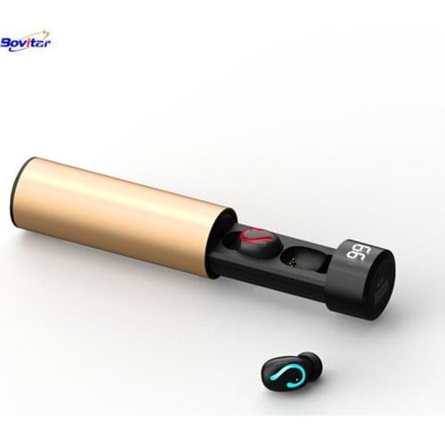 2020 Upgrade Bovitar 5.0 Bluetooth Earphone Wireless 3D Stereo Earbuds Portable HiFi Bass Sound Sport Headset for Mobile Phone