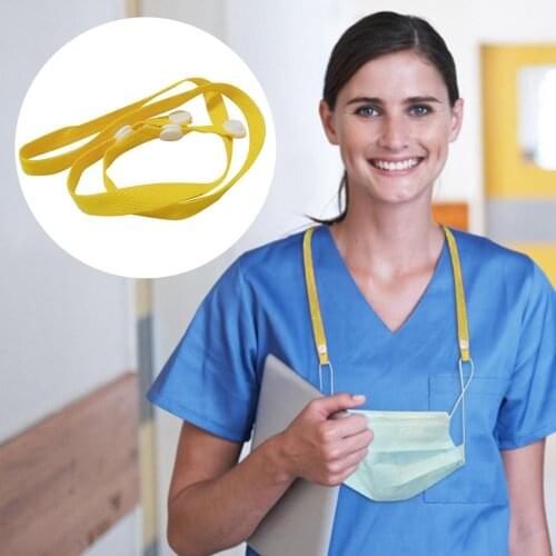 50PCS Adjustable Face Mask Lanyard Handy Mask Rest&Ear Holder Rope Neck Hanging Elastic Glasses Extension Lanyard