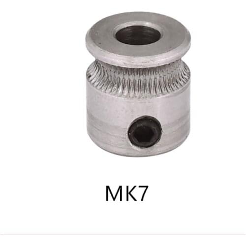 3d printer Makerbot stainless steel MK8 extrusion gear feeder rollers bore 5mm reprap extruder for 1.75mm or 3.0mm filament