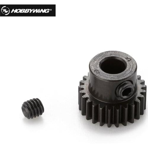 Hobbywing 48P 23T 21T 25T 5mm Shaft Steel Pinion for Rc Car Motors RC Hobby Motor Gear