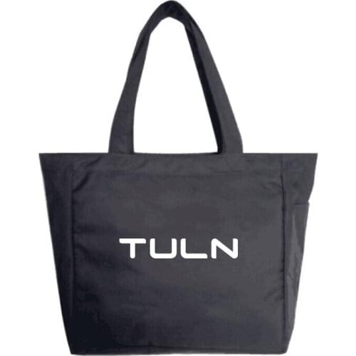 TULN Shopping Bags Eco Reusable Foldable Large Tote Bag for Shopping Bags Mens and womens classic sports one-shoulder bag