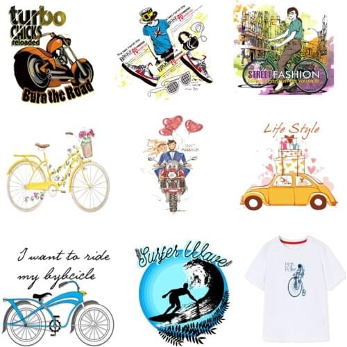 Iron-on Transfers for Clothing Letters Patches for Clothes Stickers Diy Fashion Patch Fusible Transfer Vinyl Adhesive Stripe I