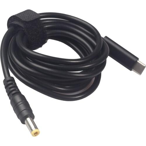 USB Type C to 5525 5.5mmx2.5mm Plug PD Charging Cable for PC Laptop DVD