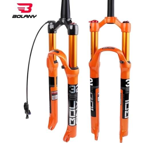 Mountain Bicycle Fork Magnesium Alloy Air Suspension 26 27.5 29er Inch 32 HL RL100mm Bicycle Fork MTB Bike Accessories