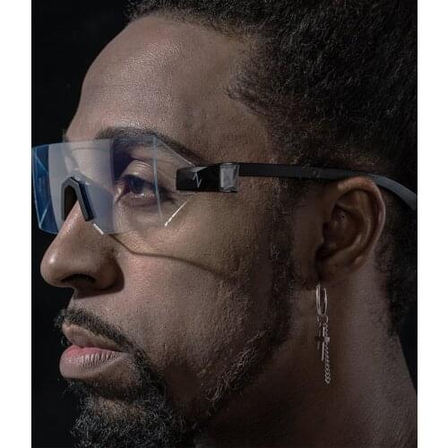 Shield-shaped new computer game dedicated flat light frameless eye e-racing anti-Blu-ray goggles mobile goggle customized myopia