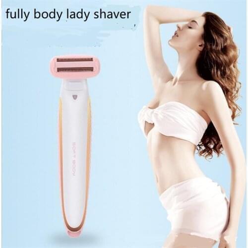 Women Electric Shaver Cordless Hair Removal Trimmer for Face Leg Armpit Arm Bikini Line Body Personal Groomer Razor Rechargeable