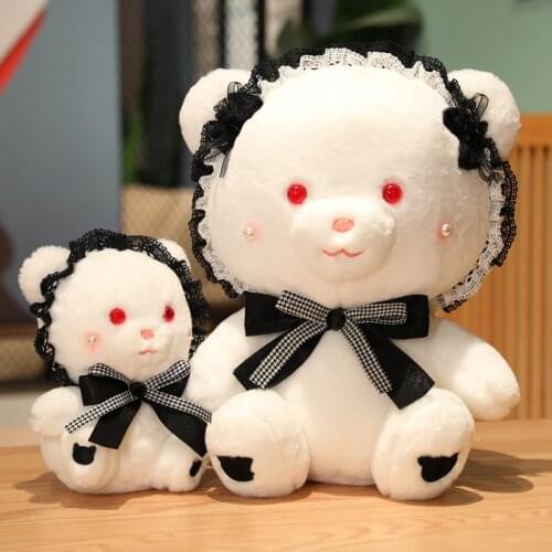 1pc 23/30/40cm High Quality Toy Cartoon Teddy Bear Plush Toys Stuffed Plush Animals Lolita Bear Doll Birthday Gift For Children