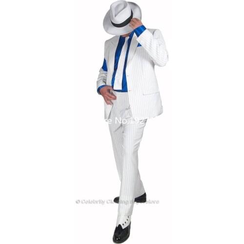 2015 Custom Made Michael Jackson Smooth Criminal Suit Michael Jackson Cosplay Costume