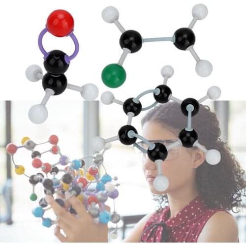 267 Pcs Molecular Organic Inorganic Structure Kit Atom Link Model Set for Student Teacher Atom Model Learning & Education Toys