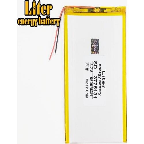 3775131 3.7V 5500MAH tablet battery brand tablet gm lithium polymer battery