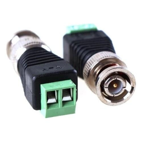 5Pcs/lot Coaxial Coax BNC Connector Coax BNC Twist For CCTV Camera