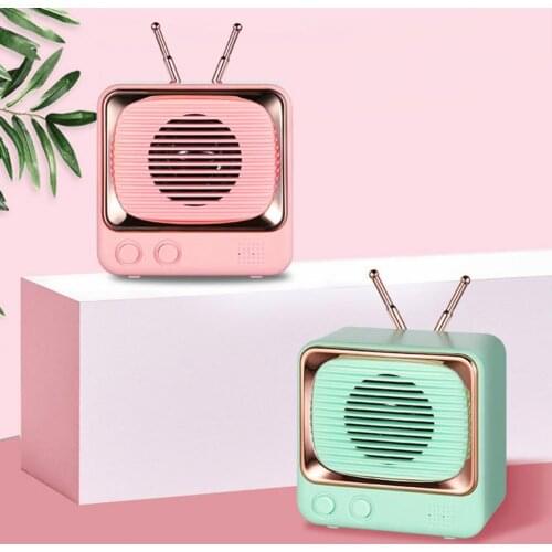 Bluetooth Speaker Small Tv Portable Plastic Wireless Mini Bluetooth Card Subwoofer Creative Gift Wireless Antique