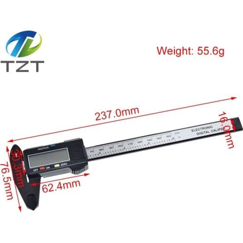 New Arrival 150mm 6 inch LCD Digital Electronic Carbon Fiber Vernier Caliper Gauge Micrometer Measuring Tool