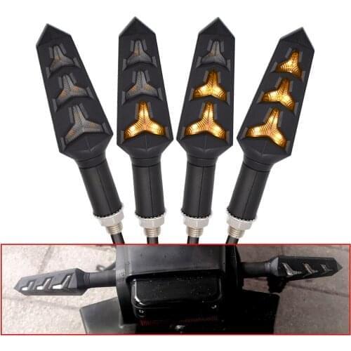 For kawasaki versys 650 z900 z1000 suzuki 650 africa twin Motorcycle Turn Signals Lamp Built Relay Blinker Stop Brake Light